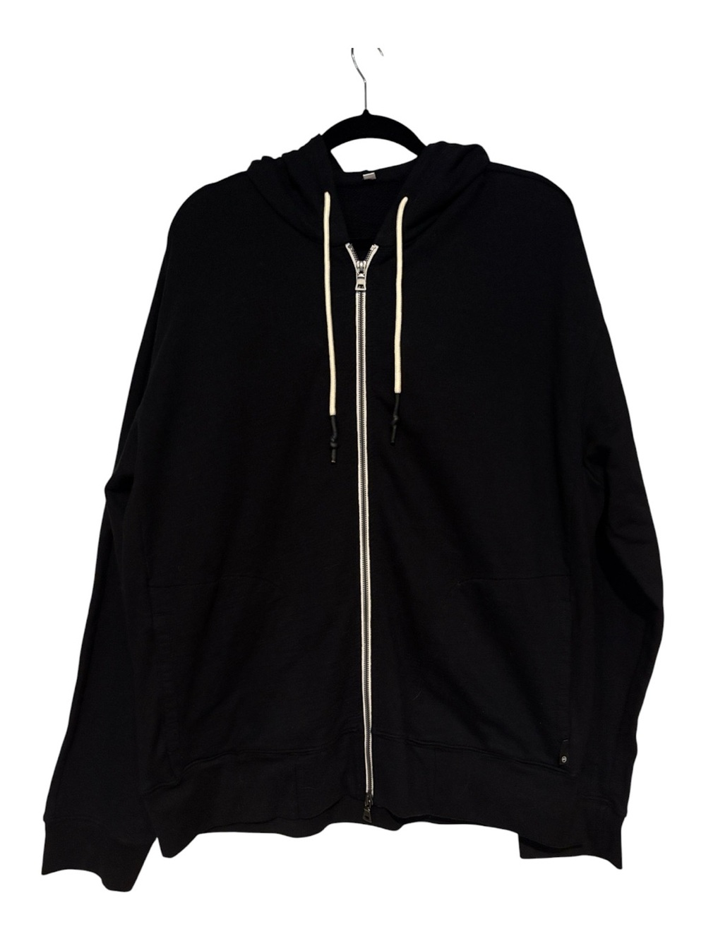 AG Adriano Goldschmied - Men's Full Zip Hoodie. Sweatshirt. Size XL. Black